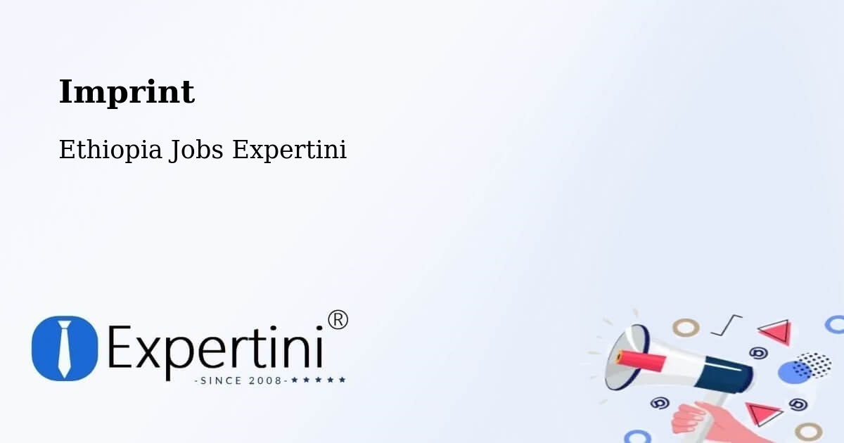 Imprint – Bedēsa - Ethiopia Jobs Expertini